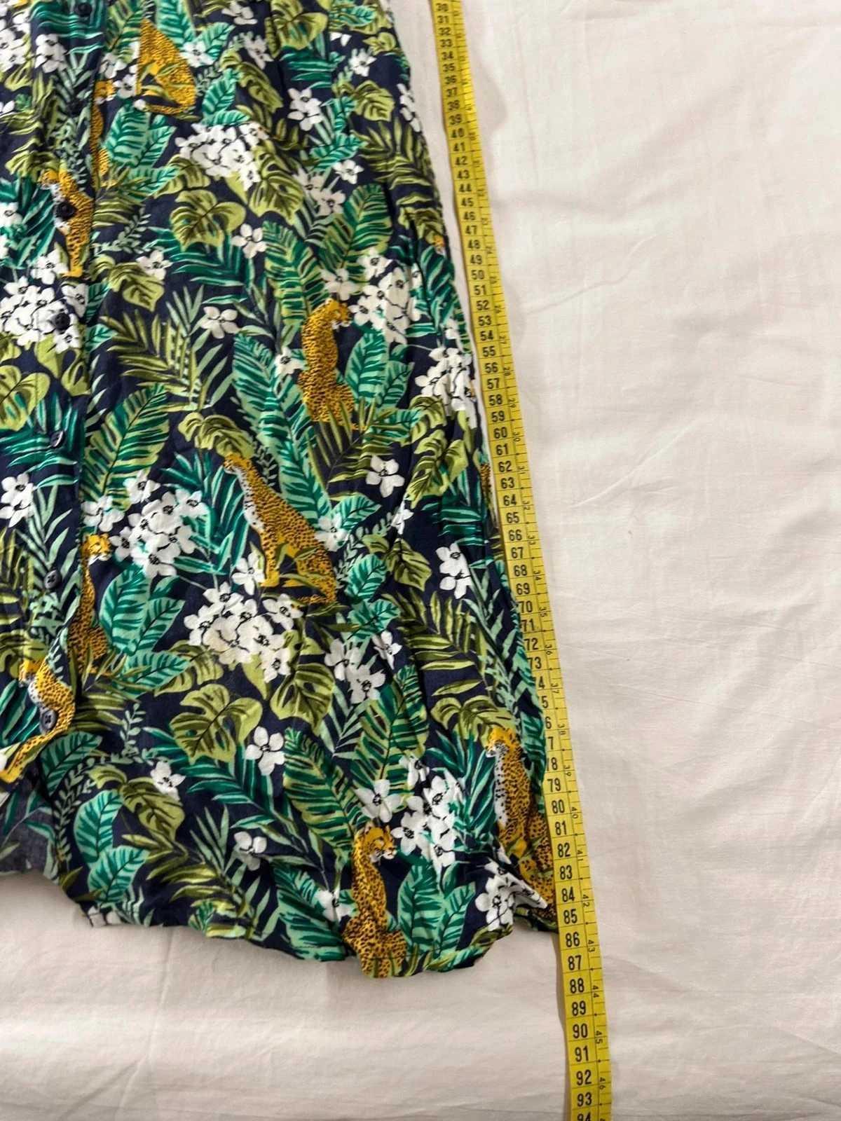 Vintage green patterned lefties maxi dress – photo 4